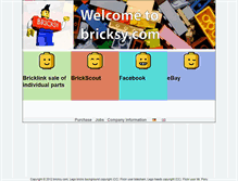 Tablet Screenshot of bricksy.com